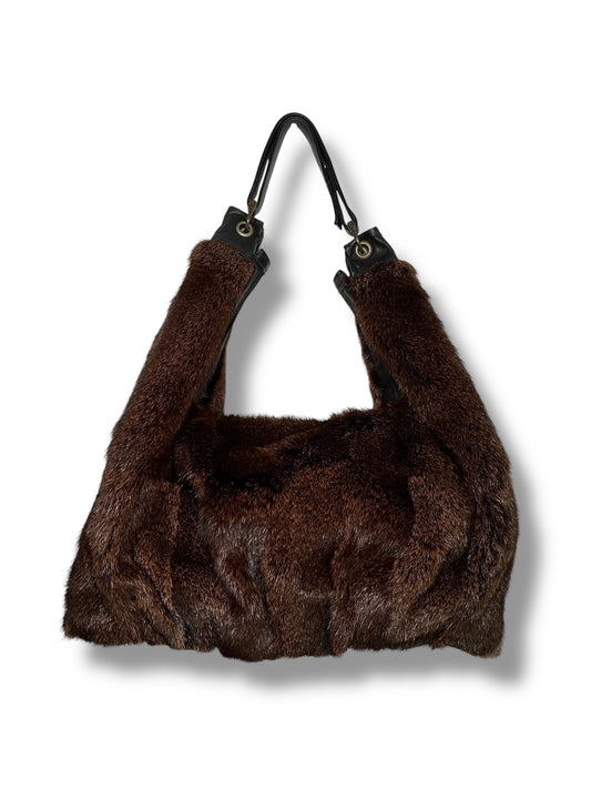 Vintage Fur Shoulder Bag