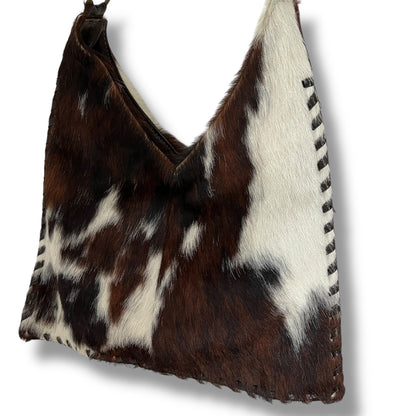 Vintage Cowhide Fur Hobo Bag