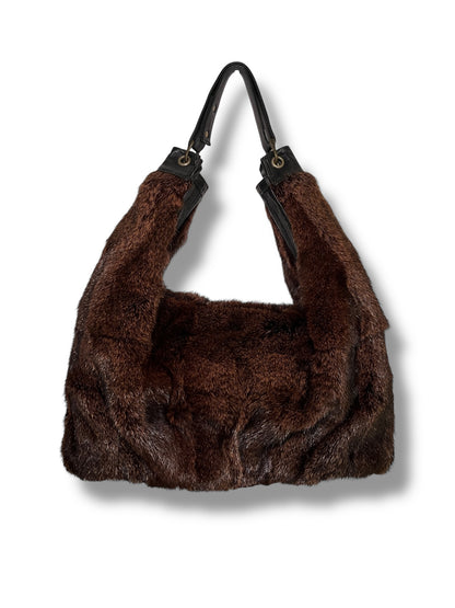 Vintage Fur Shoulder Bag