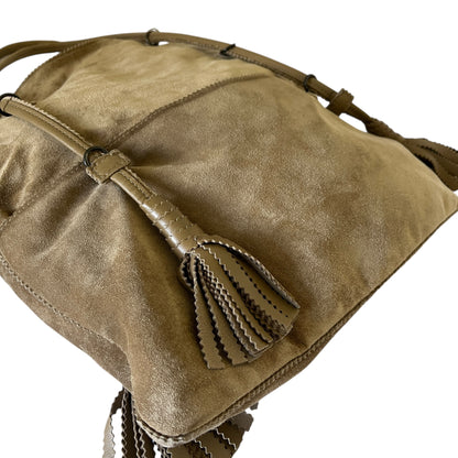 Bottega Veneta Fringe Suede Tote Bag