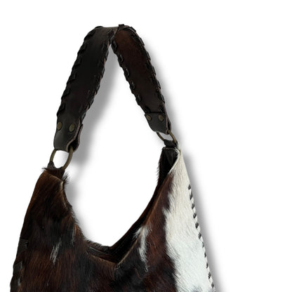 Vintage Cowhide Fur Hobo Bag