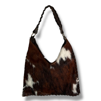 Vintage Cowhide Fur Hobo Bag