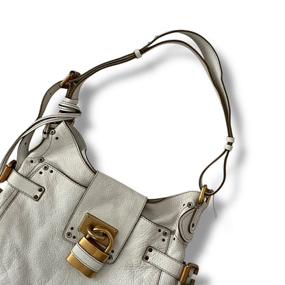 Chloé Paddington Shoulder Bag White