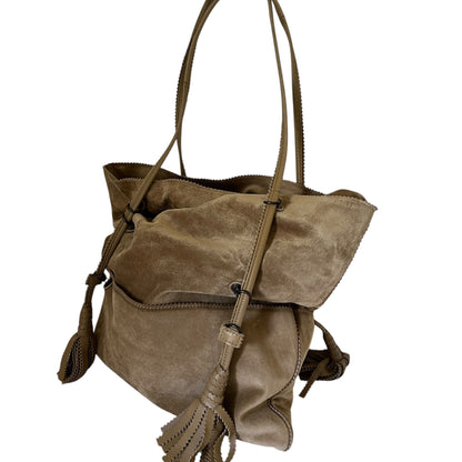 Bottega Veneta Fringe Suede Tote Bag