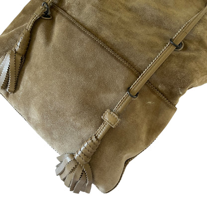 Bottega Veneta Fringe Suede Tote Bag