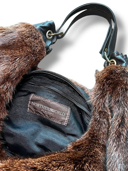 Vintage Fur Shoulder Bag