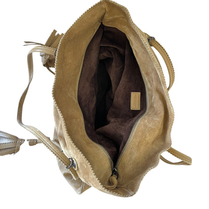 Bottega Veneta Fringe Suede Tote Bag