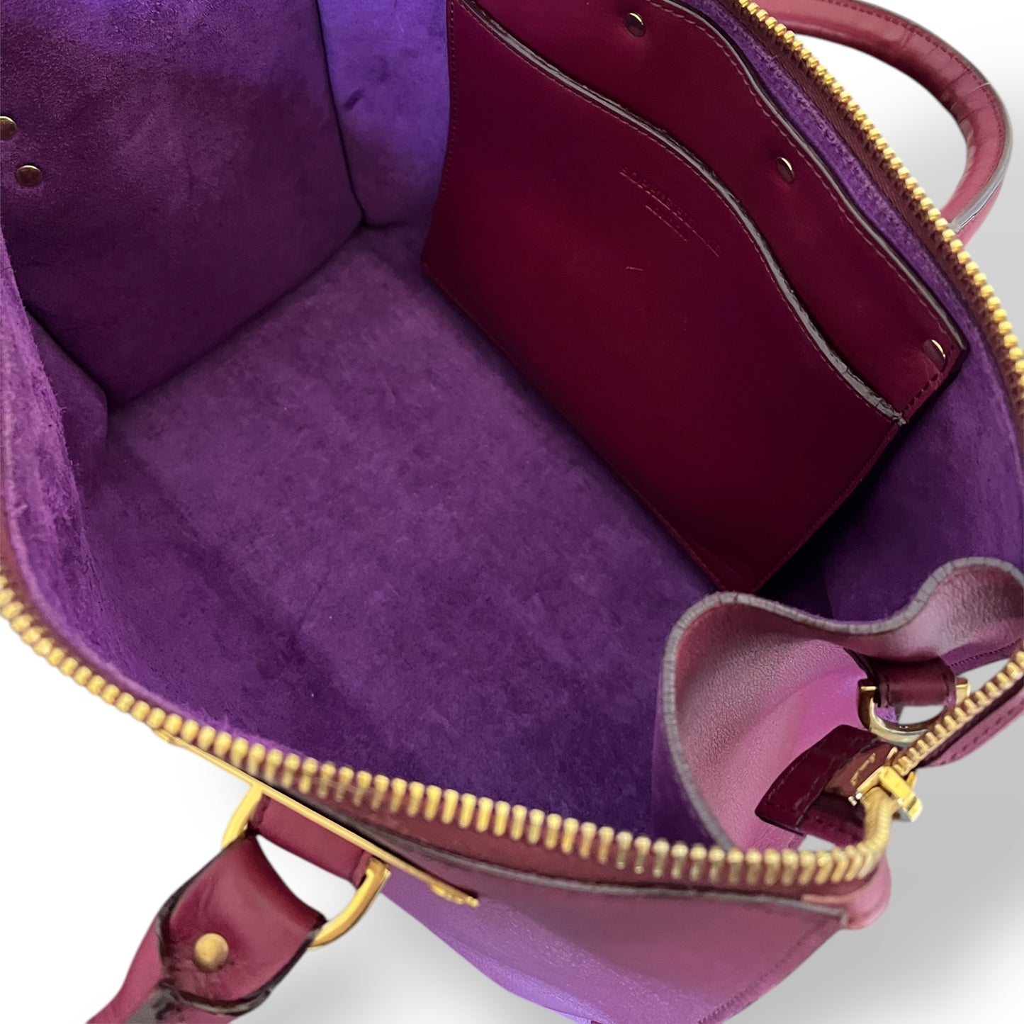 Sophie Hulme Leather Zip Bowler Bag