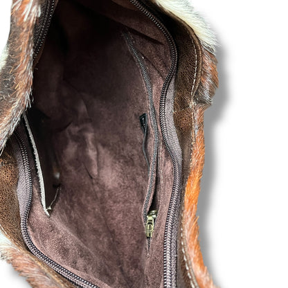 Vintage Cowhide Fur Hobo Bag