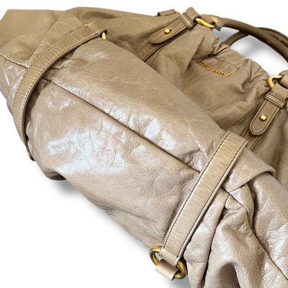 Miu Miu Vitello Lux Tote Bag