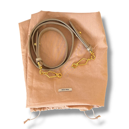 Miu Miu Vitello Lux Tote Bag