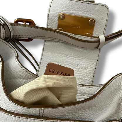 Chloé Paddington Shoulder Bag White