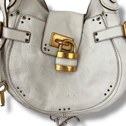 Chloé Paddington Shoulder Bag White