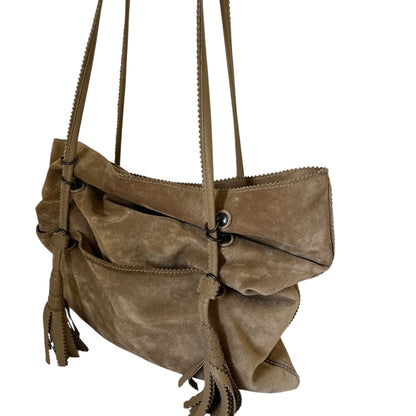 Bottega Veneta Fringe Suede Tote Bag