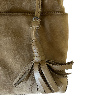 Bottega Veneta Fringe Suede Tote Bag