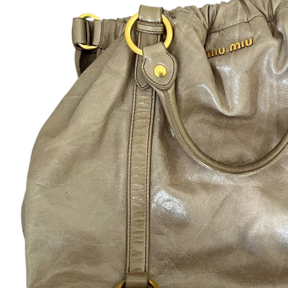 Miu Miu Vitello Lux Tote Bag