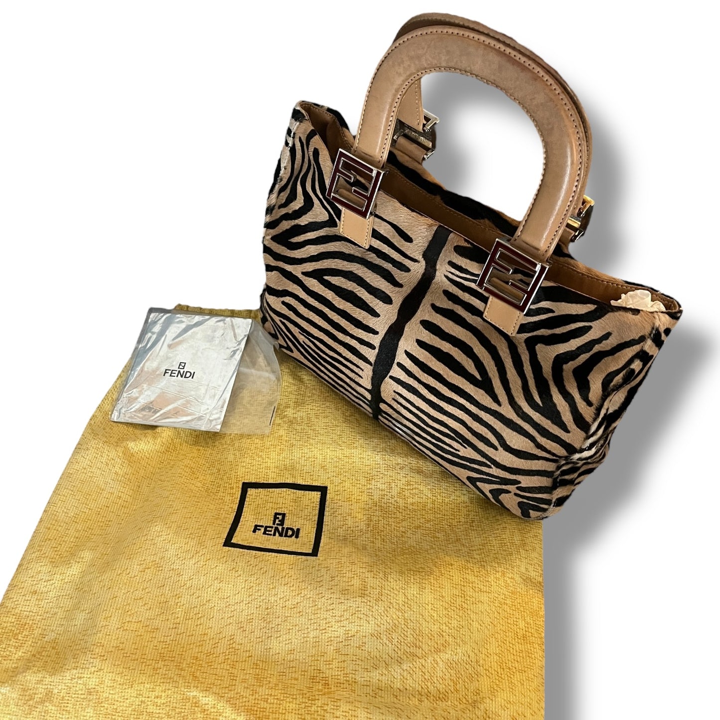 Fendi Cowhide Mini Tote