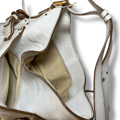 Chloé Paddington Shoulder Bag White