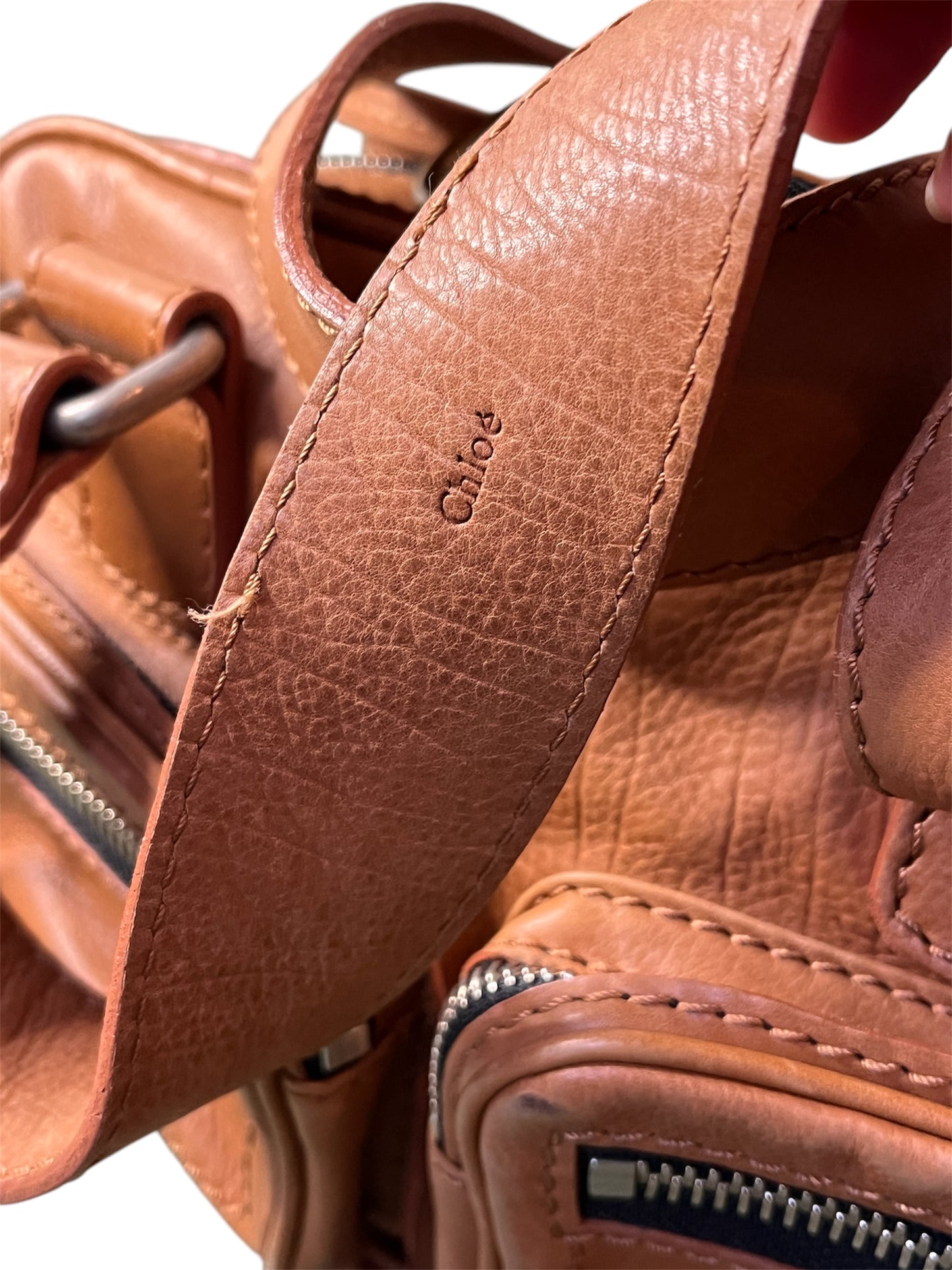 Chloé Betty Shoulder Bag Tan