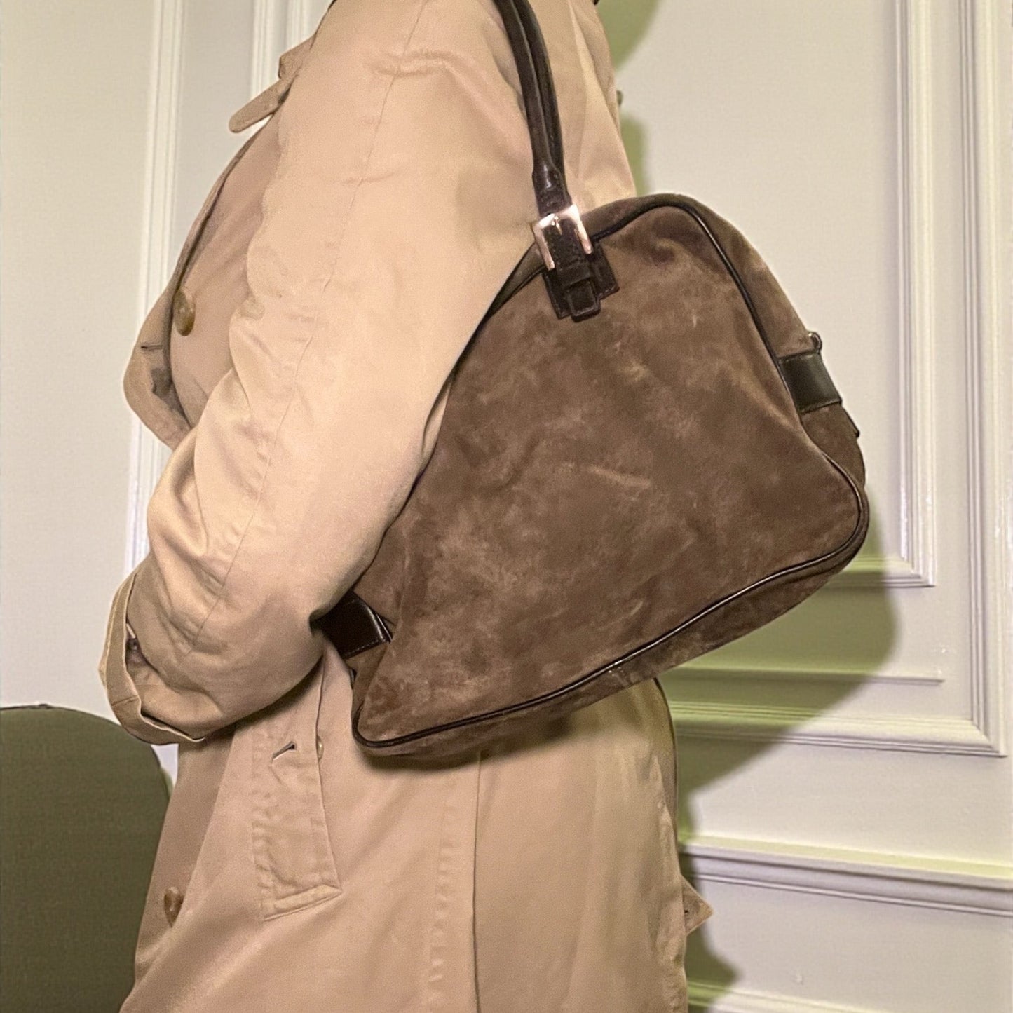 Fendi Mini Suede Bag