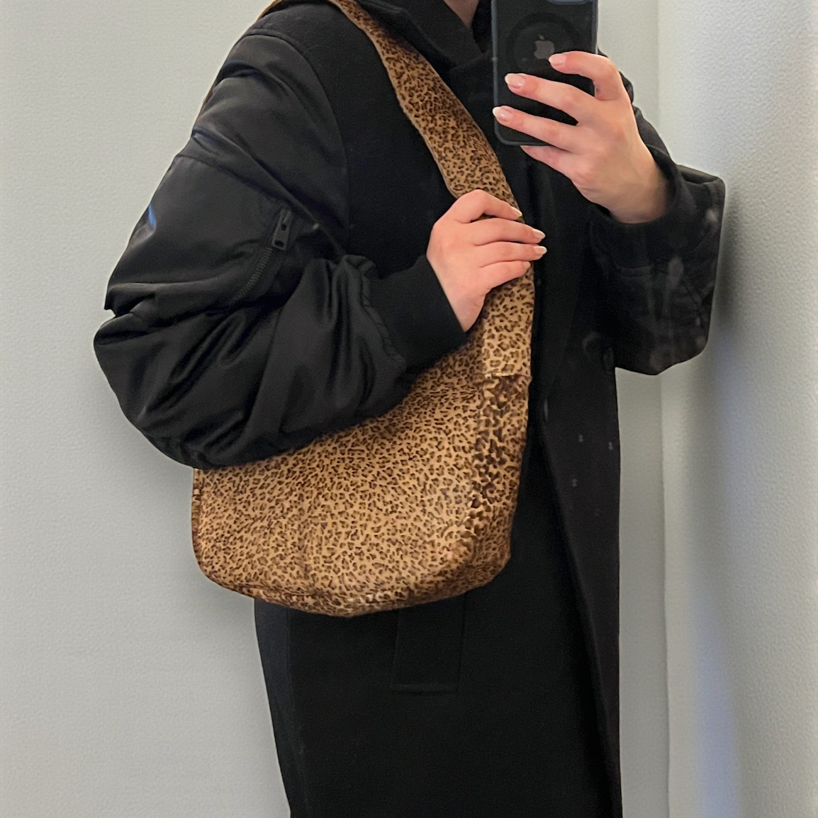 Bottega Veneta Leopard Cowhide Bag